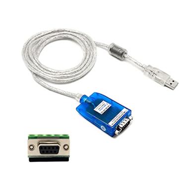 Imagem de TECKEEN Conversor adaptador USB para RS485 RS422 com 3 luzes de sinal com chip FTDI suporta Windows 11 10 8 7 XP
