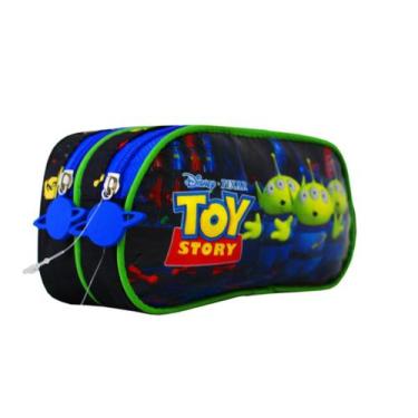 Imagem de Estojo Escolar Infantil Duplo Toy Story 4 Alliens - Luxcel