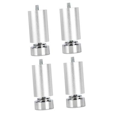 Imagem de 4 de sofá, de armação de cama de rosca M10, liga ajustável que substitui de móveis de metal, pés de mesa M10 para mesas de, Argent 20cm