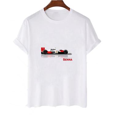 Imagem de Camiseta feminina algodao Ayrton Senna Formula 1 Carro
