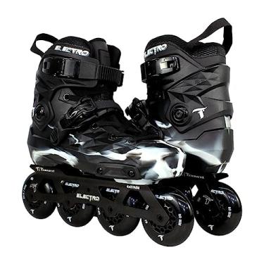 Imagem de Patins Traxart Electro Inline Freestyle - 80mm ABEC-9 Cromo
