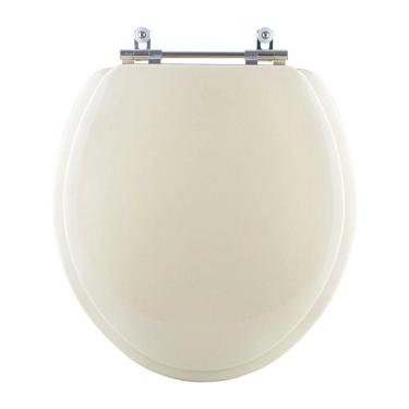 Imagem de Assento Sanitário Almofadado Luxo Eco Bege Claro Para Vaso Celite