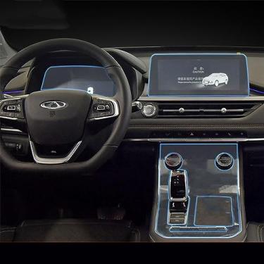 Imagem de PACSCI Car Gear Dashboard Gps Navigation Screen Film adesivo protetor Interior do carro, para Chery Tiggo 8 2020 Tiggo 7 Pro 2021 TPU