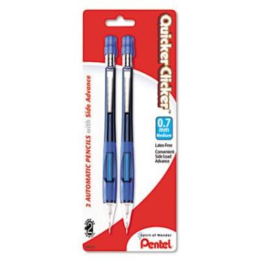 Imagem de Pentel Lapiseira Quicker Clicker, 0,7 mm, sortida, pacote com 2