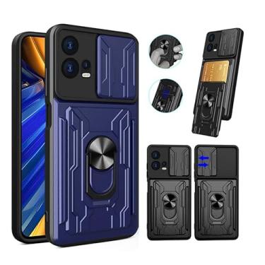 Imagem de Capa Case Capinha Cartão Anti Impacto Ring Luxo Com Proteção de Camera Para Motorola Edge 30 Fusion (AZUL)