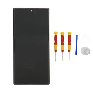 Imagem de Conjunto de digitalizador de tela de LED, tela de digitalizador de toque orgânico, com ferramentas de reparo de moldura, acessórios de substituição para Note 10 Plus