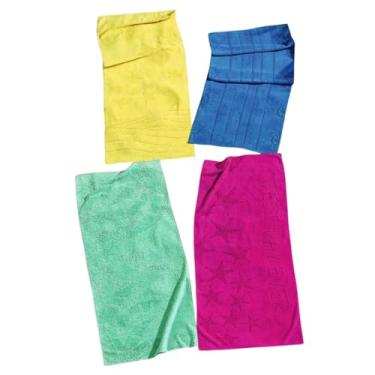 Imagem de Toalha De Praia Piscina Seca Rápido Aveludada Verão