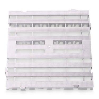 Imagem de Estrado Piso Pallet Plástico Resistente 50X50 Paletes Branco