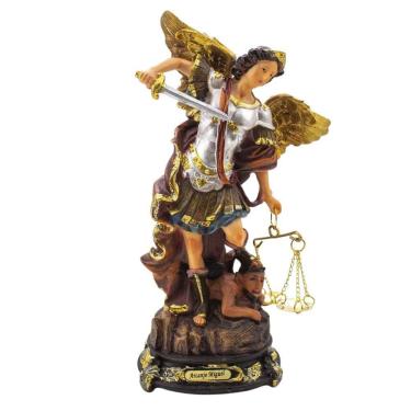 Imagem de Imagem São Miguel Arcanjo Balança Importado Resina 22 Cm