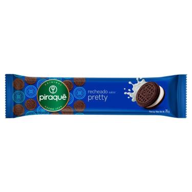 Imagem de Biscoito Piraquê Recheado Pretty Chocolate com Baunilha 76g