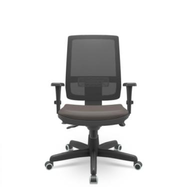 Imagem de Brizza Tela Slider Autocompensador 3D Sem Apoio Base Standart Design Plaxmetal NR-17 Ergonômica (Sintético Café)