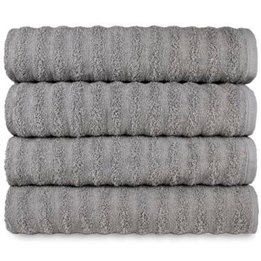 Imagem de Kit 4 Toalhas Banho Banhão Gigante Super Absorção Macia - Ocean (KIT 10)