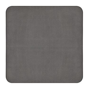 Imagem de Tapete para casa, casa e mais resistente a escorregões área interna tapete tapete tapete - cinza, Tradicional, Cinza, 3 Ft x 3 Ft, 1