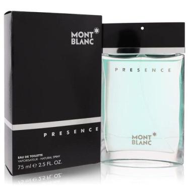 Imagem de Perfume Masculino Presence  Mont Blanc 75 Ml Edt