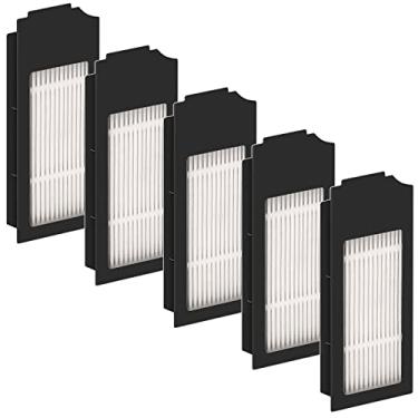 Imagem de (Pacote com 5) Filtro HEPA N20 Plus compatível com ECOVACS DEEBOT N20 Plus/N20 Pro Plus/X1 Omni/ T10/T10 Plus/ T10 Turbo/T10 Omni, kit de filtro de aspirador de pó robô, acessórios de substituição