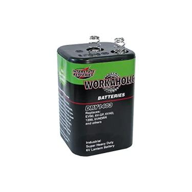 Imagem de Interstate Batteries 6V HD Lanterna Bateria Lanterna (DRY1403) 6 Volts 7000 mAH Luz Lanterna Forma Quadrada (Workaholic) Acampamento, Caminhada, Exterior, Doméstica (Terminais de Mola)