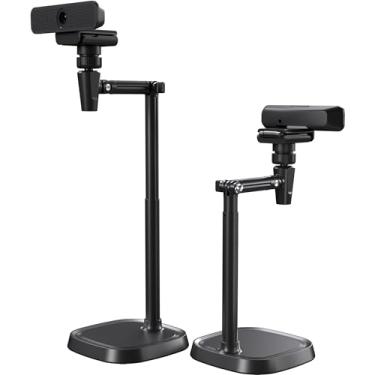 Imagem de Suporte de câmera para webcam, suporte de celular para webcam C925e C922x C922 C930e C930 C920 C615 Brio 4K, luz direita para câmera DSLR com rosca de 1/10.2 cm, pacote com 1