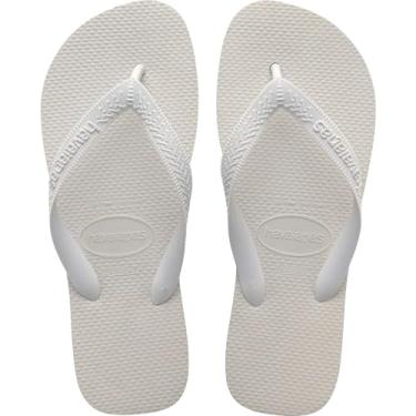 Imagem de Chinelo Masculino e Feminino Havainas Branca Top Original (Branco, BR, Adulto, Faixa Numérico, 41, 42)