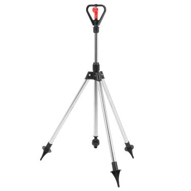 Imagem de Aspersor de Gramado, Equipamento de Irrigação Automática 360 Graus Cabeça de Aspersão de Irrigação de Jardim Ajustável tripé Mangueira Aspersor para Exterior