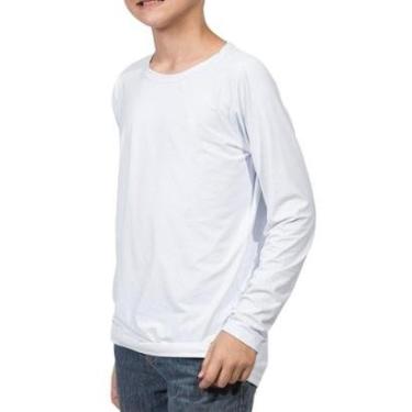 Imagem de Blusa Térmica Infantil Upman ML Branca - 349RF-Unissex