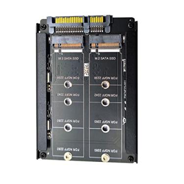 Imagem de chenyang M.2 NGFF SATA SSD 2 em 1 JBOD Bridge 6.3 cm HDD Disk Drive Adaptador Suporte 2230/2242/2260/2280MM