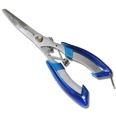 Imagem de Alicate De Pesca Multiuso Bico Curvo V-Fox Vf-229 Azul