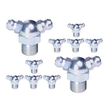 Imagem de Bico graxeiro dupla cruzeta cardan 8 x 70 rosca m -10 unid - 000999