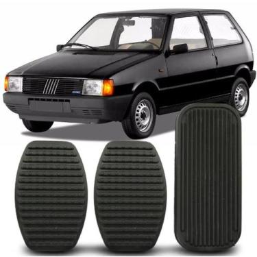 Imagem de Kit Capa Pedal Acelerador Embreagem Freio Uno Fiorino Palio Siena Stra