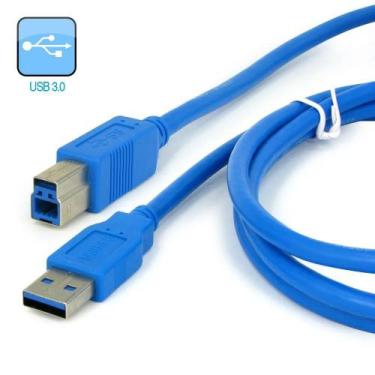 Imagem de Cabo Usb 3.0 Super Speed 1,5 Metros Notebook Impressora Pc - STOCK