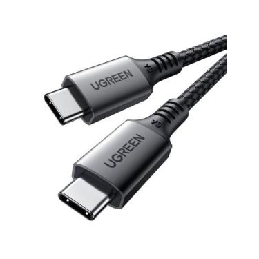 Imagem de Cabo UGREEN USB C Tipo C PD3.0 100W 20V 5A (1M,) Carregamento e sincro