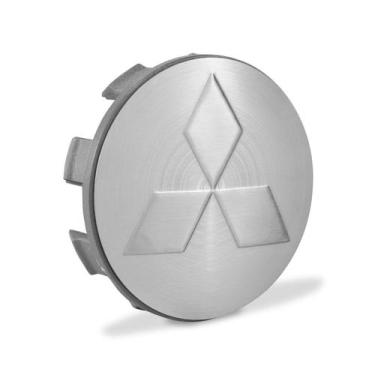 Imagem de Calota Roda Mitsubishi Triton L200 Tr4 Prata Lisa 55mm - GFM