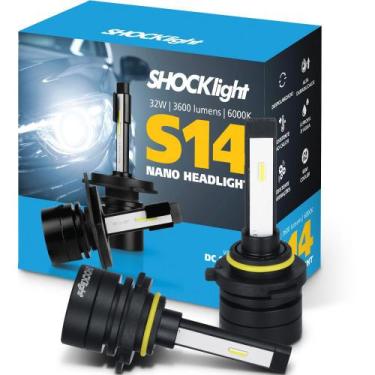 Imagem de Lâmpada Super Led Mini Shocklight 32w S14 Nano Hb3 Hb4 6000k