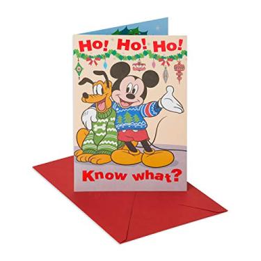 Imagem de American Greetings Cartão de Natal para criança (Mickey Mouse)