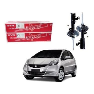 Imagem de Par Amortecedor Dianteiro New Fit 1.4 1.5 2009 A 2013 - Kayaba