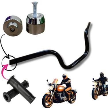 Imagem de Guidão Mais Pezinho e Manopla Factor 125 Fazer 150 Yamaha Motos - Mani