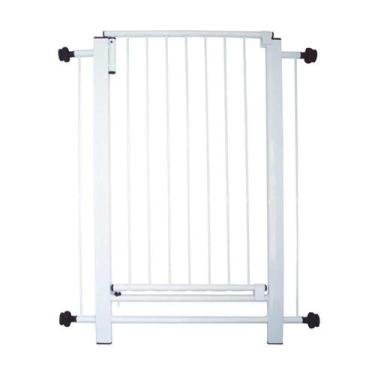 Imagem de Portão Pet Qually Metal 70cm Branco