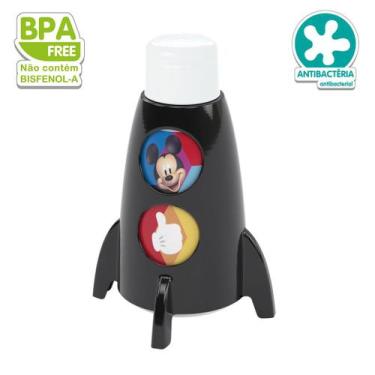 Imagem de Garrafa Foguete 320 ml Garrafinha para Criança - Plasútil, Mickey