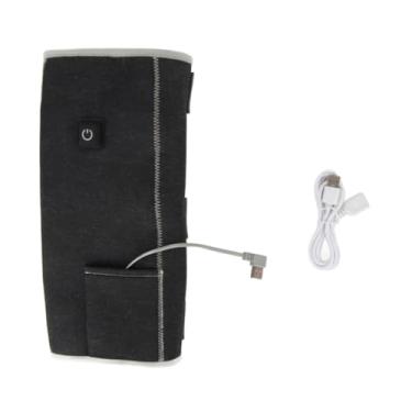 Imagem de Almofada de aquecimento de joelho para dor no joelho Joelheiras aquecidas 3 velocidades Aquecimento rápido Estado de temperatura constante Uma chave Joelheiras operacionais para