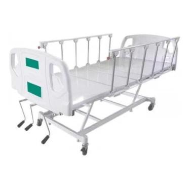 Imagem de Cama Hospitalar Manual 3 Movimentos + Colchão D28 - Supra Steel