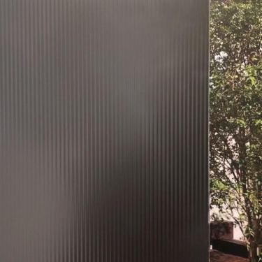 Imagem de Adesivo Eletrostatico Canelado Fume Vidro Janela Pelicula - Open Star,