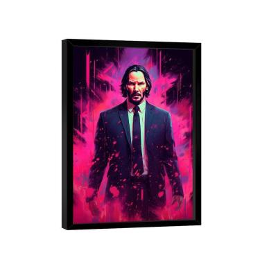 Imagem de Quadro John Wick Purple -- Br Artes