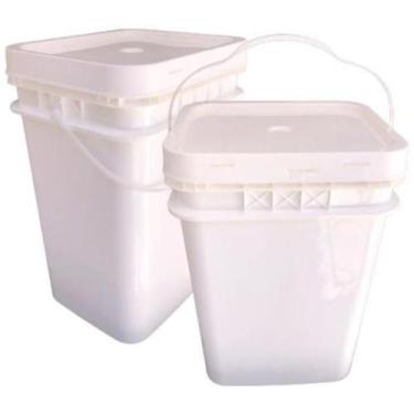 Imagem de Balde 20L Retangular Para Banho De Assento - Nastripack