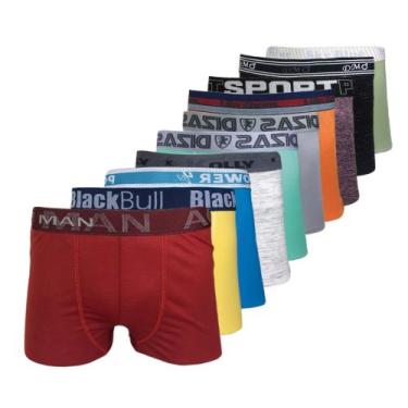 Imagem de kit 5 cuecas masculina microfibra boxer box atacado revenda TB moda fi