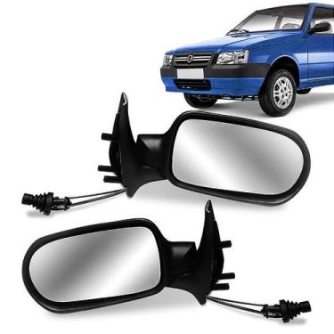 Imagem de Par Retrovisores Fiat Uno Fire Flex 2006/... 2p Com Controle - Retrove