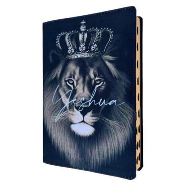Imagem de Biblia NTLH Leão coroa - Linguagem de hoje com indice digital SBB - CE