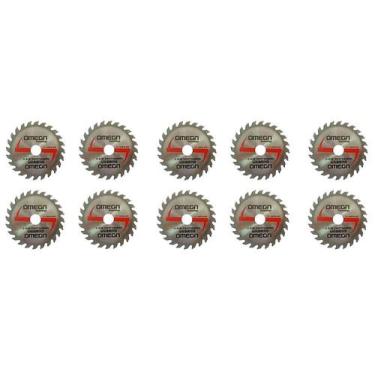Imagem de KIT 10 Disco De Serra Circular De Widea 4.3/8 Pol 110mm 24d Madeira - 