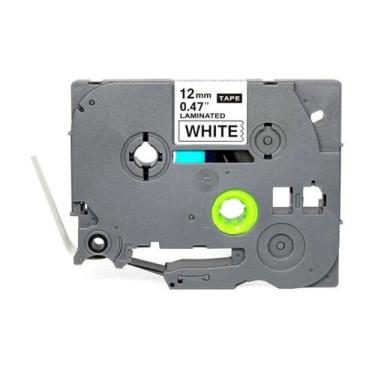 Imagem de Fita Tze Tz 231 Compatível P/ Rotulador Brother Branca 12mm - Masterpr