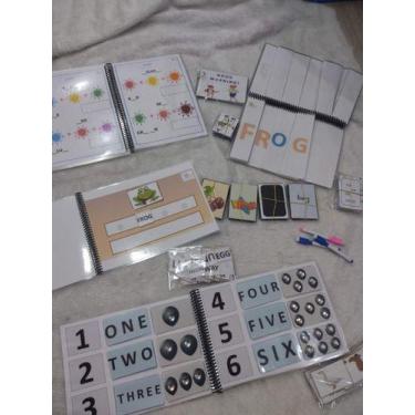 Imagem de Kit pedagógicos atividades em Inglês Para Crianças - T&D JOGOS EDUCATI