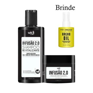 Imagem de Kit Widi Care Infusão 2.0 Shampoo, Máscara + Argan Oil 7ml