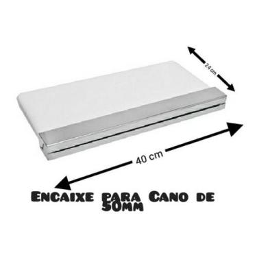 Imagem de Cascata De Embutir Com Bico Inox 40 Cm - A.R ACESSORIOS PARA PISCINA